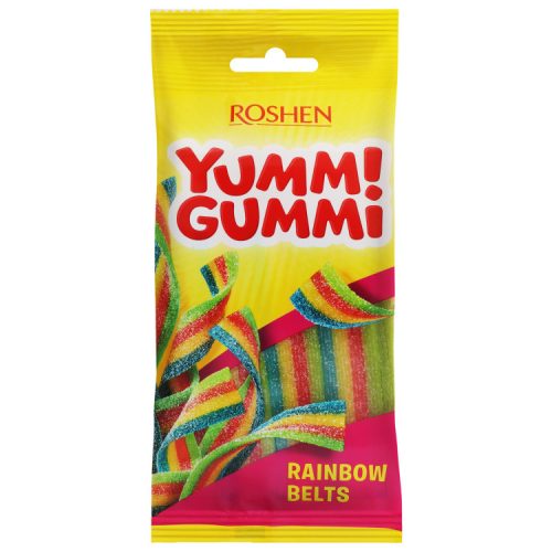 Yummi Gummi gumicukor Sour Belts - 70 g