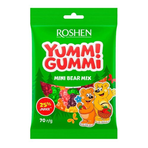 Yummi Gummi gumicukor Mini Bear Mix - 70 g