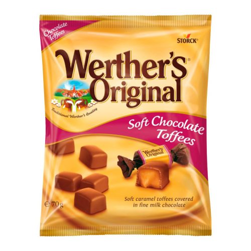 Werthers Original Soft vajkaramella tejcsokoládéval bevonva - 70g