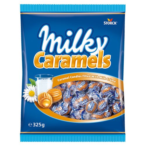 Milky Caramels karamellás ízű keménycukorka tejes töltelékkel - 325g
