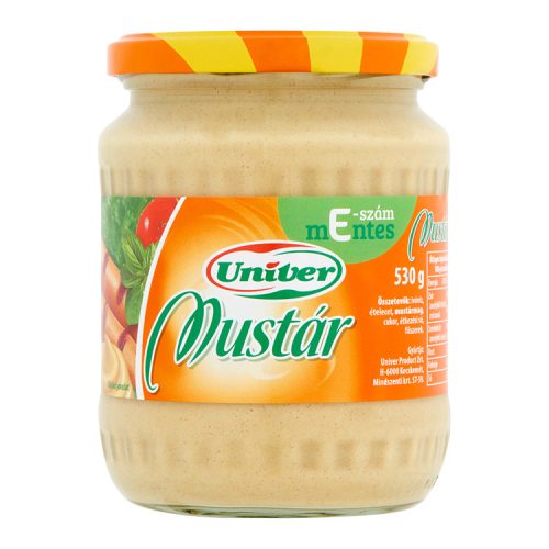 Univer mustár üveges - 530g