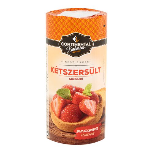 CONTINENTAL kétszersült kerek natúr - 125g