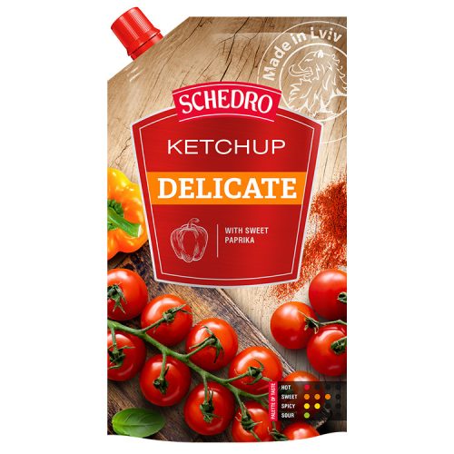 SCHEDRO ketchup delikát ízesítéssel - 250g