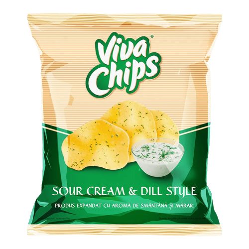 Viva Chips tejfölös-kapros - 50 g