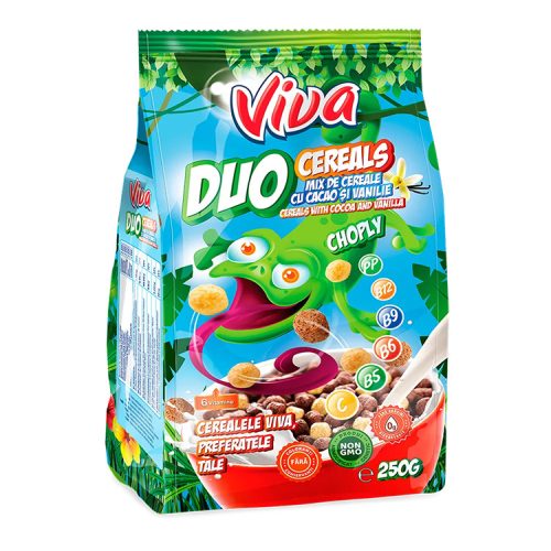 Viva Duo kakaós-vaníliás gabonagolyó 250g