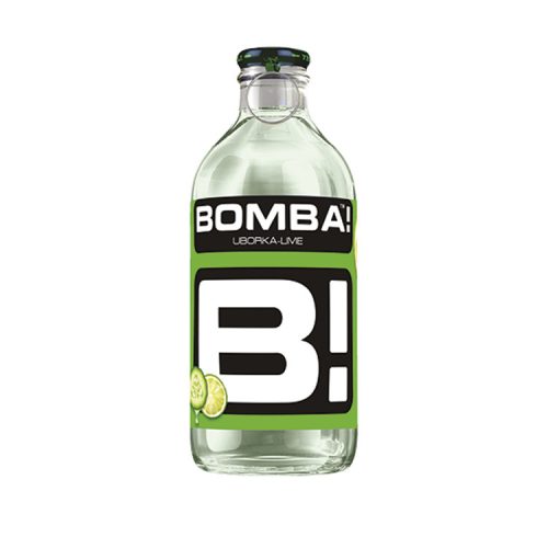 Bomba uborka-lime üveges energiaital - 250ml