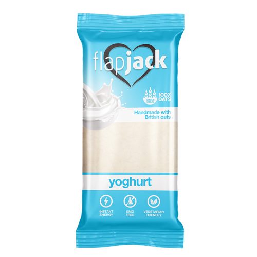 FLAPJACK joghurt ízű, fehér bevonatos zabszelet - 100g
