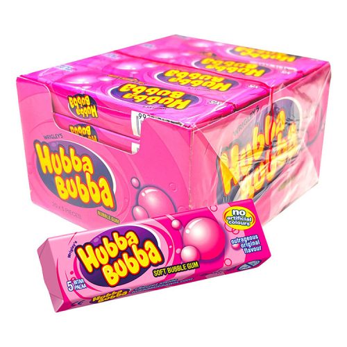 Hubba Bubba rágógumi eperízű  #35g