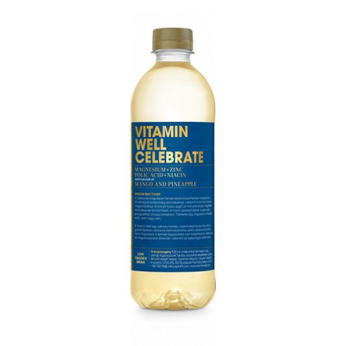 VitaminWell Celebrate mangó és ananász ízű üdítőital - 500ml