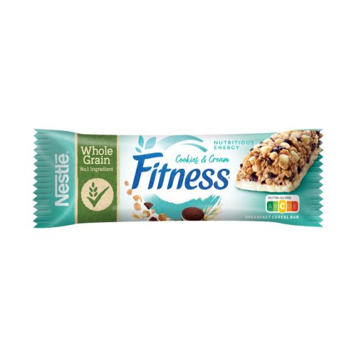 Nestlé Fitness gabonapehely-szelet Cookies & Cream - 16 x 23,5 g