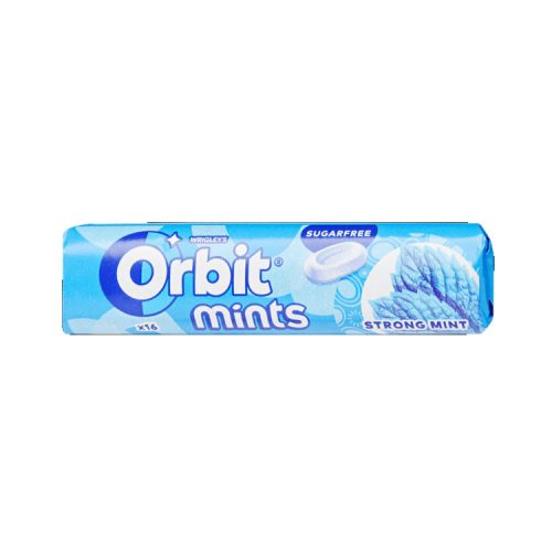 Orbit cukorka strong mint, cukormentes  - 28g