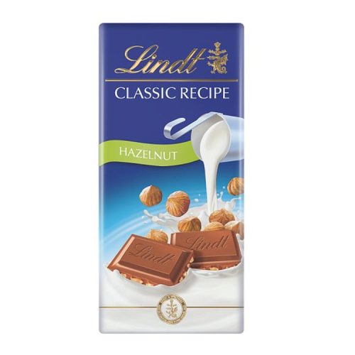 Lindt Classic Milk táblás tejcsokoládé mogyorós - 100 g