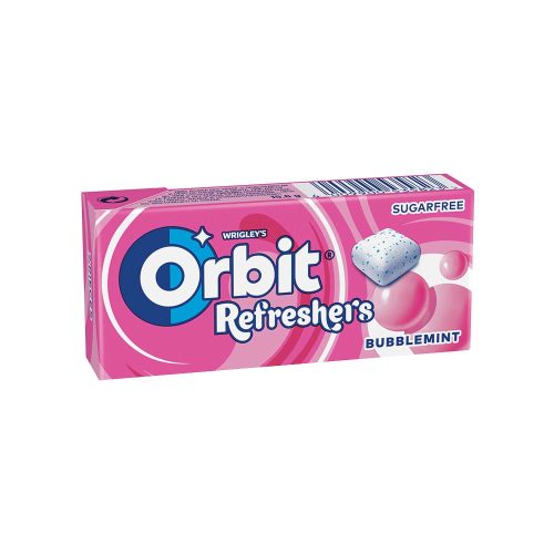 Wrigleys Orbit Refreshers Handypack Bubblemint, cukormentes - 17,9g