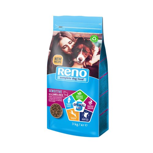 Reno száraz kutyaeledel bárány-rizs-zöldség - 3 kg