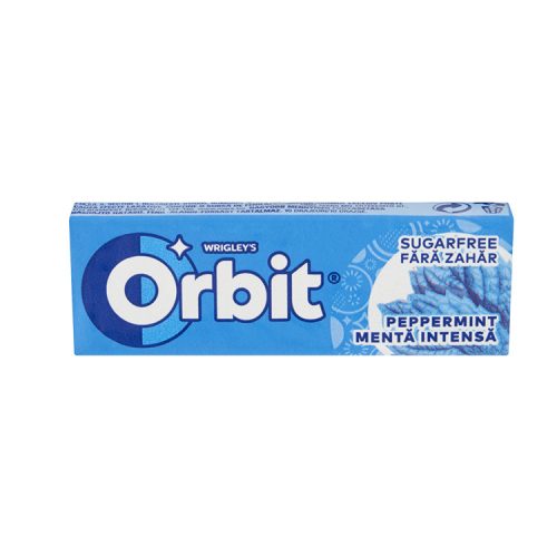 Wrigleys Orbit Peppermint mentaízű rágógumi - 14g