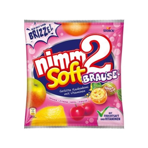 Nimm2 Soft Braus töltött olvadós cukorka vitaminokkal - 90g