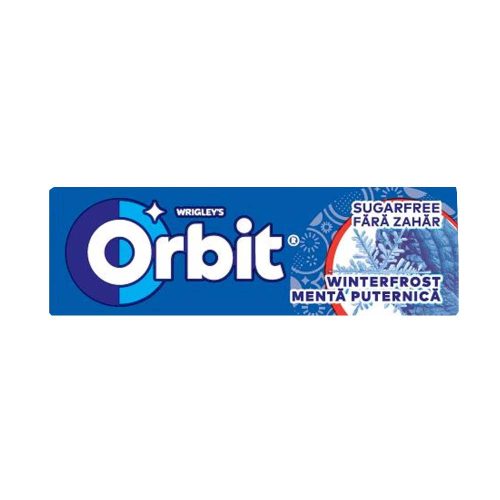 Wrigleys Orbit Orbit Winterfrost menta- és mentolízű rágógumi -14g