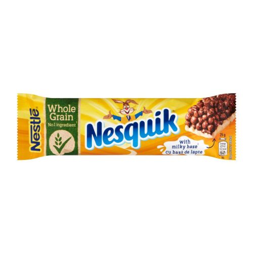 Nestlé Nesquik ropogós, kakaós gabonapehely szelet - 25g