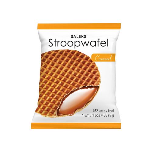 Saleks Stroopwafel karamellás ostya - 33 g