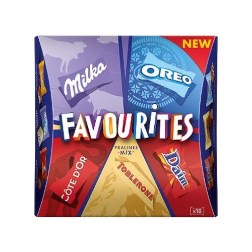 Milka praliné válogatás, favourites assortment - 95g