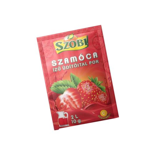 Szobi szamóca ízű italpor - 10g