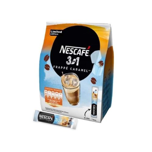Nescafé 3in1 Frappé karamell ízű kávé 8x15g - 120g