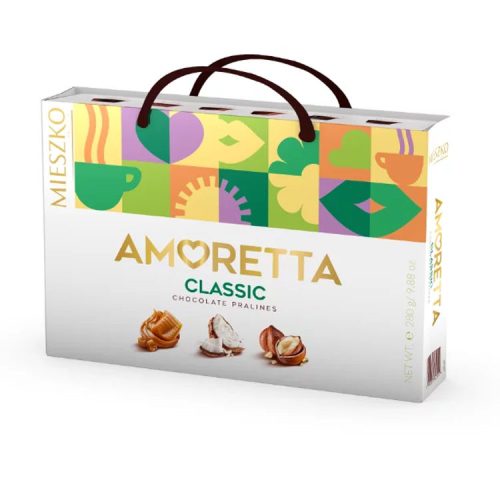 Mieszko Amoretta Classic vegyes ízű csokoládé praliné tasakban - 280g