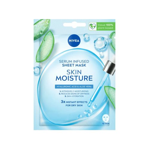 Nivea fátyolmaszk Skin Moisture szérummal átitatott - 1 db