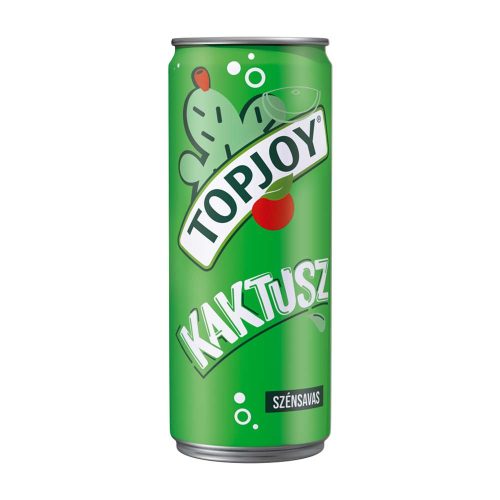 Topjoy Szénsavas Kaktusz ízű fémdobozos üdítőital - 330Ml