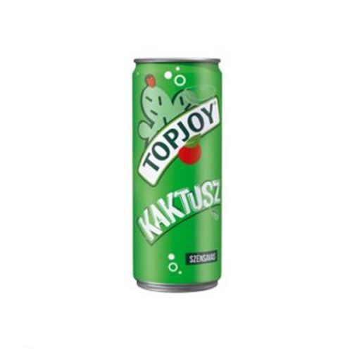 Topjoy Szénsavas Kaktusz ízű fémdobozos üdítőital - 330Ml