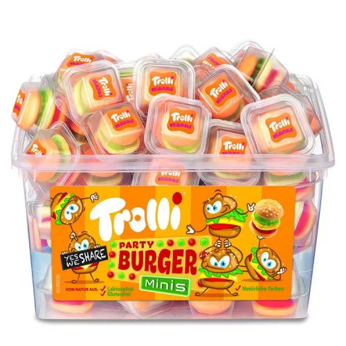 Trolli hamburger gumicukor - 10g