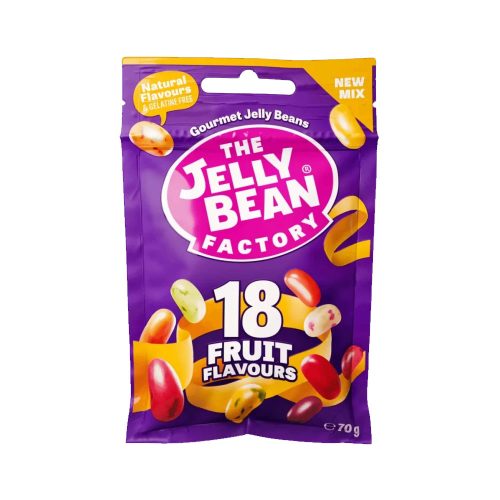 Jelly Bean 18 Fruit Flavours bag zacskós gumicukor - 28g