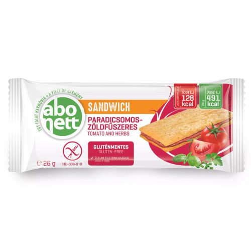 Abonett Sandwich paradicsomos-zöldfűszeres GM - 26g