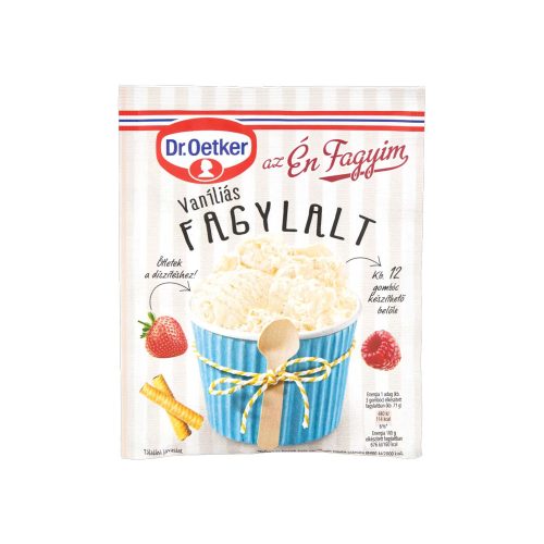 Dr.Oetker vaníliás fagylaltpor - 82g