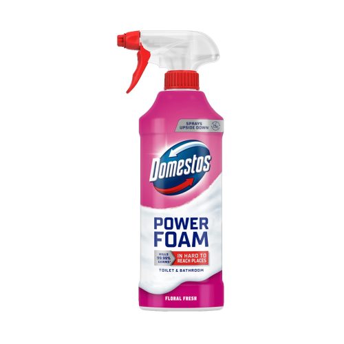 DOMESTOS Floral Fresh WC és fürdőszoba tisztító hab - 435ml