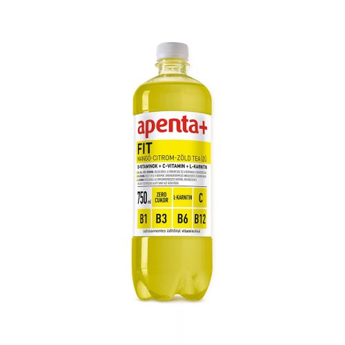 Apenta+FIT mangó-citrom-zöldtea ízű üdítőital - 750ml