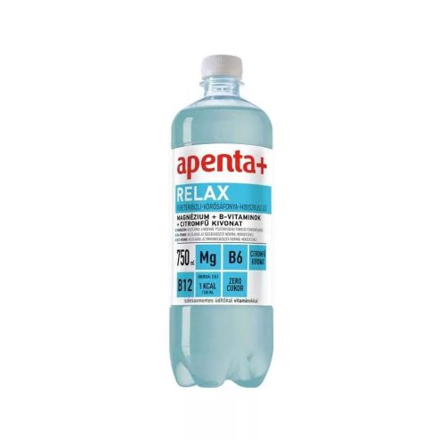 Apenta+RELAX ribizli-áfonya-hibiszkusz ízű üdítőital - 750ml