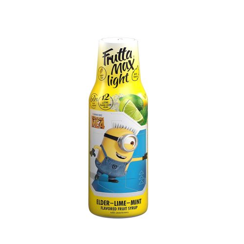 FruttaMax Minyonok light bodza-lime-menta ízű gyümölcsszörp - 500ml