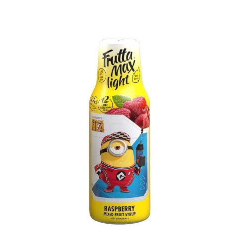 FruttaMax Minyonok light málna ízű gyümölcsszörp - 500ml