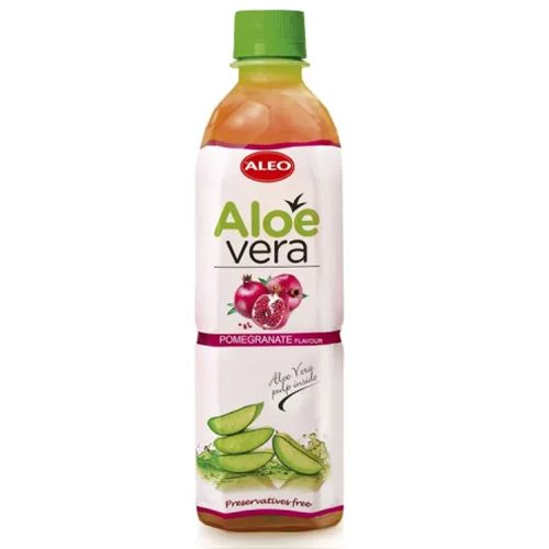 Aleo gránátalma ízű aloe vera ital - 500ml