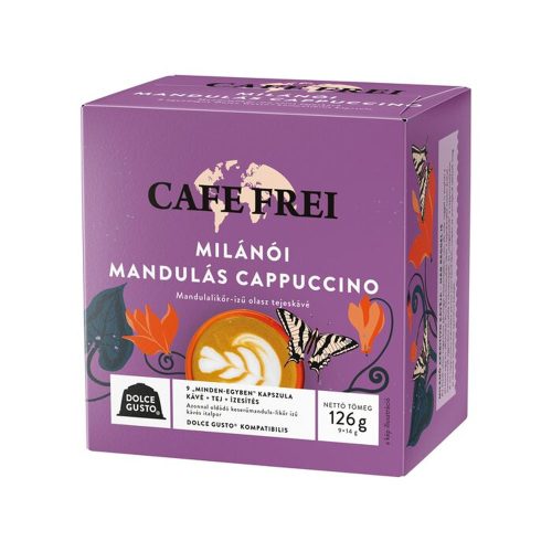 Cafe Frei Milánói mandulás cappucino kávékapszula 9x14g - 126g