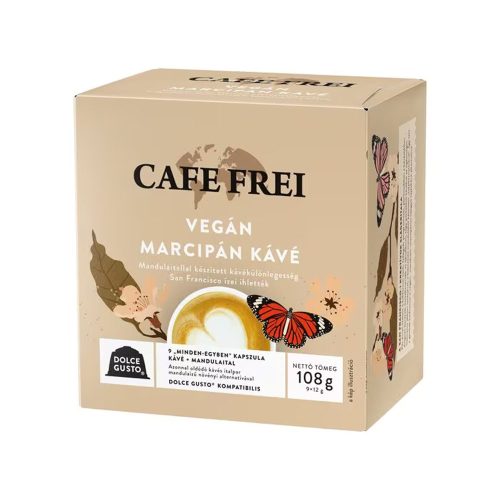 Cafe Frei vegán marcipános kávékapszula 9x12g - 108g