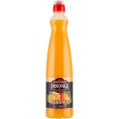 Piroska narancs ízű gyümölcsszörp - 700ml