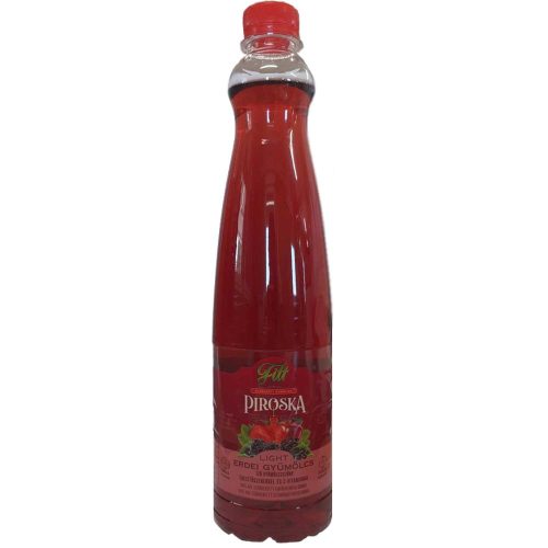 Piroska Fitt Light erdei vegyes gyümölcs ízű gyümölcsszörp - 700ml