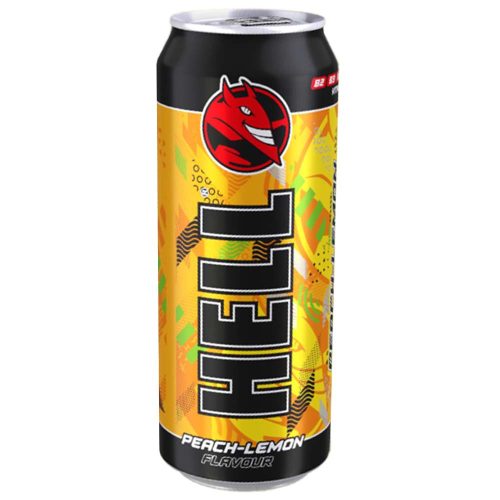 Hell energiaital peach-lemon - 500ml