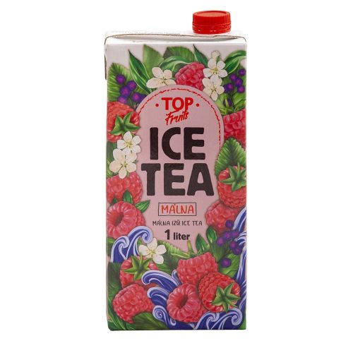 Top Fruits málna ízű ice tea - 1000ml