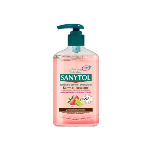 Sanytol Antibakteriális konyhai foly. szappan grapefruit -lime - 250ml