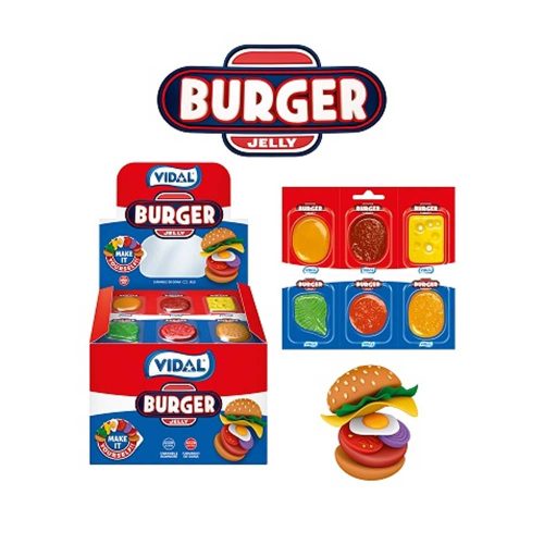 Burger Jelly gumicukor - 66 g