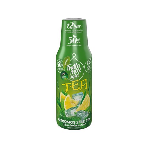 Fruttamax Light Citrom-Zöld Tea ízű gyümölcsszörp - 500ml