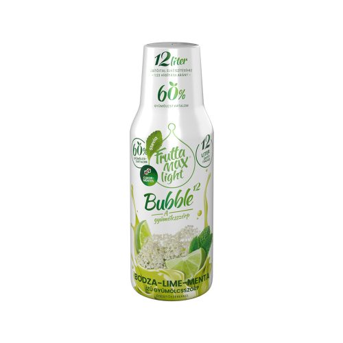 Fruttamax light bodza-lime-menta ízű gyümölcsszörp - 500ml